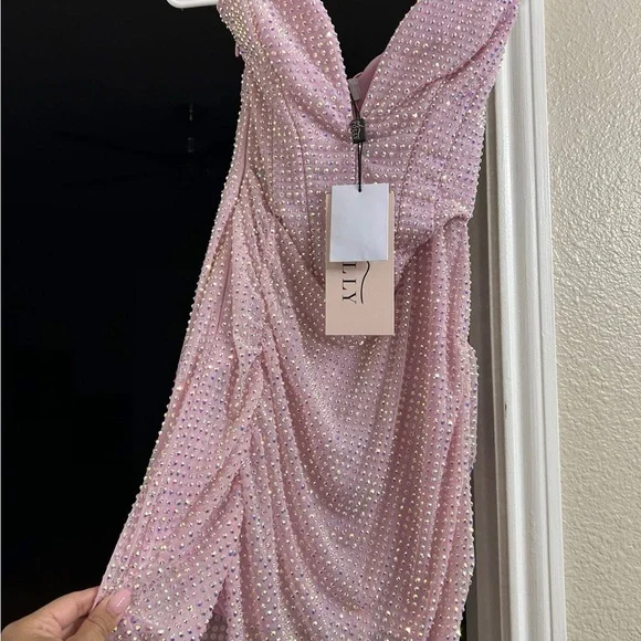 Oh Polly Lavender Embellished Dress - Picture 2 of 2